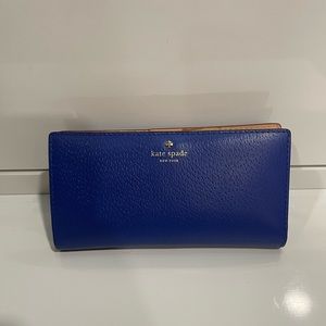 Cobalt blue Kate spade wallet